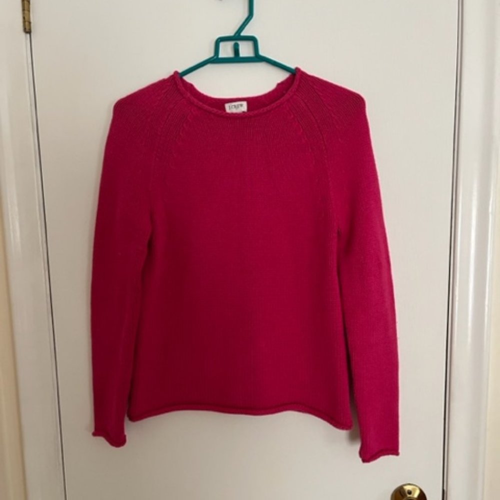 J. Crew Pink Women's Knit Pullover Sweater, XS